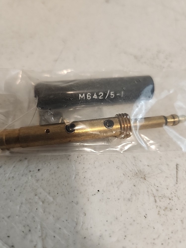 SWITCHCRAFT M642/5-1 .206″ 3/16″ MICROPHONE CONNECTOR PLUG FOR COLLINS DRAKE New