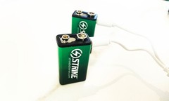9V Rechargeable Li-Ion Battery Portable with USB cable 9V 3000mWh BMS Protected