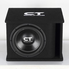 Used CT Sounds TROPO-1X12D2 Single 12″ 1300W Loaded Ported Car Subwoofer Box