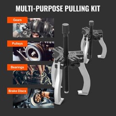 VEVOR Gear Puller Set, 3″ and 7″ Kit, 3 Jaw Bearing 2 Piece