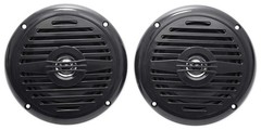 5.25″ Waterproof Marine Boat Speakers, 400W, Durable ABS Grill, 4 Ohm, 87dB Sens