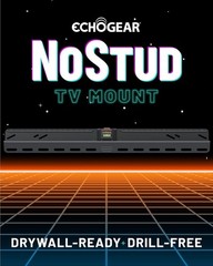 No Stud TV Mount Wall Mount for 32-77 Inch TVs Tilt Slim No Drill None