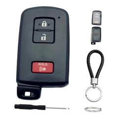 Key Fob Case for 2012-2023 Toyota Tacoma Tundra RAV4 Prius 4Runner 3 button