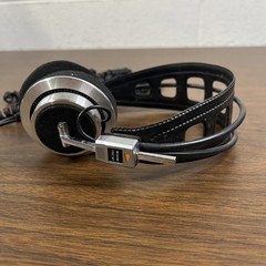 Realistic PRO-10 Vintage Headphones Black Silver 6.35mm Adjustable Headband