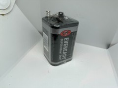 EVEREADY 6V Battery, Super Heavy Duty 6 Volt Battery, 1 Count