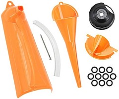 Crankcase Fill Funnel Primary Case Oil Fill Oil Filter Funnel Set with Oil