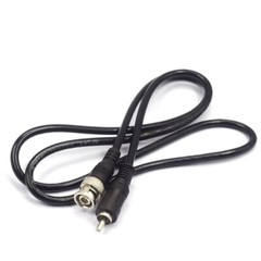 BNC Male to RCA Phono Plug Cable Lead Connector for Camera/Monitor 1m/1.5m/2m/3m