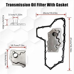 XQSMWF Automatic Auto Transmission Oil Filter with Pan Gasket Kit Compatible …