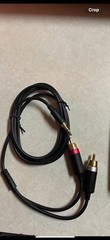 Amzon Basics 3.5mm To 2 Male RCA Adapter Audio Stereo Cable 4ft NEW