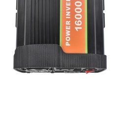 16000W Car Power Inverter DC 12V To AC 110V Black with 2x 2.1A USB and AC Socket