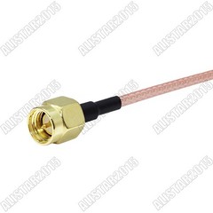 50pcs 50cm RG316 SMA Male to UHF SO239 Female Ham Amateur Radio Antenna RF Cable