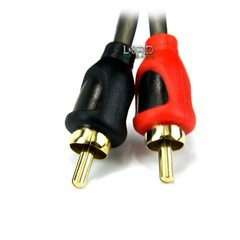 Lord of Bass 1 ft RCA Cable Wire Car Audio Amplifier 2 Channel Interconnect