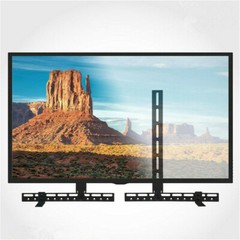 Adjustable Sound Bar Playbar Speaker TV Bracket VESA Mount Holder Capacity 22Lbs