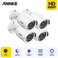 ANNKE 4IN1 HD 1080P CCTV Security Camera 2MP Video Outdoor EXIR Night Vision WDR