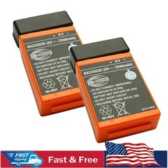 2pcs BA225030 6V Ni-Mh Battery For HBC Crane remote Pump truck Battery US 2500mA
