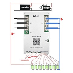 JK BMS 4S-8S 300A LiFePO4 with Bluetooth RS485 Active Balancer Lot US