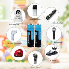 1.5V USB Rechargeable AA Lithium Battery 3500mwh Li-ion Batteries Charger Lot