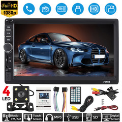 7″ Double Din Touch Screen Apple Carplay Android Auto Car Stereo Radio Bluetooth