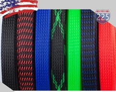 8 Gauge Hand Braided Sleeving FLAT Copper Power Wire Multi Length/Color LOT