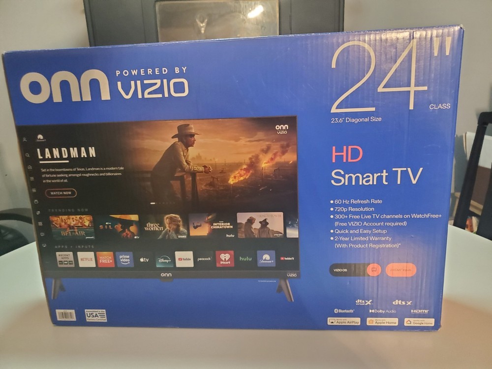 ONN VIZIO 24″ LED HD Smart TV 720p Netflix Wi-Fi HDMI USB Model 24S2V1