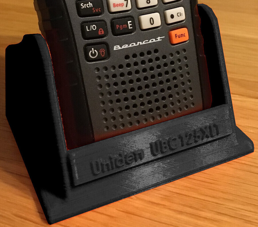 Desk Stand Holder for Uniden Bearcat UBC125XLT / BC125AT BCD325P2 SR30C bc75xlt