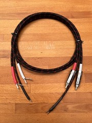 3 Ft Audiophile Unterminated Turntable Replacement Phono RCA Cables Low Cap!