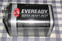 EVEREADY 1209 6 V Super Heavy Duty Lantern Battery