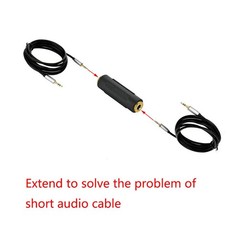 3.5mm Stereo Jack Coupler Female to Female Audio Adapter 3 Pack