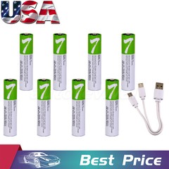 2-4PCS 1.5V 750/2600mWh AA / AAA Battery USB Rechargeable Lithium ion Batteries