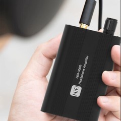 Portable HiFi Headphone Amplifier Amp 3.5mm Headset Amplifier Two-Stage GAIN