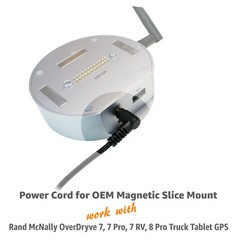 5V Car Charger Cord for Rand McNally TND 750 740 Trucker 7 Inch GPS Slice Mount