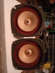 Akai x-1800SD Reel-to-Reel Speakers 10F3-3AP 8-OHM 5-watt