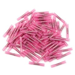 1000PCS Heat Shrink Waterproof Wire Connectors Red 22-16 AWG Butt Seal Terminals