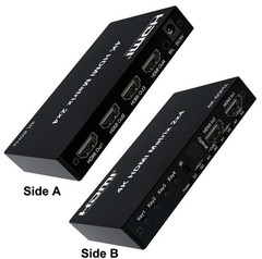 4K 60hz HDMI Matrix 2×4 2 In 4 Out Switch Splitter PC TV Audio Video Converter