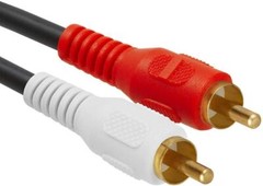 6ft (1/8″) 3.5mm AUX Stereo to 2 RCA Male Audio Y Cable Adapter Cord MP3 iPod