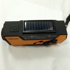 FosPower FOSPWB2376 Crank Radio Solar Power Portable Emergency 2000mAh