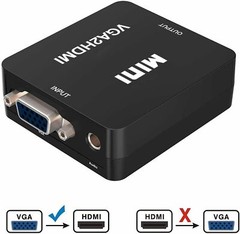 VGA to HDMI Converter Box (PC to HDTV Adapter) High Resolution For 4K ARC HEC A+