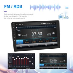 4G+64G Android 13.0 CarPlay Car Stereo Radio 10.1″ Double 2 Din GPS Navi +Camera