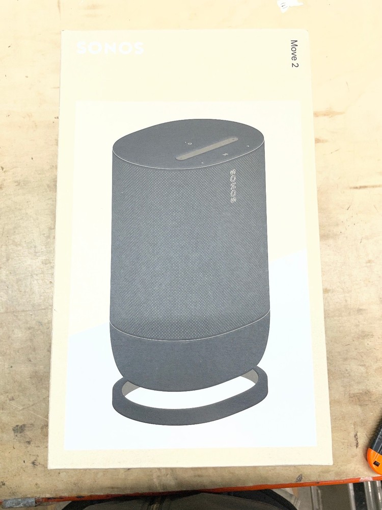 Sonos Move 2 – Black – Wireless Portable Bluetooth Speaker, MOVE2US1BLK