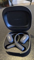 Shokz OpenFit 2 Black Bluetooth Wireless Ear-Hook Headphones w/ Charging Case