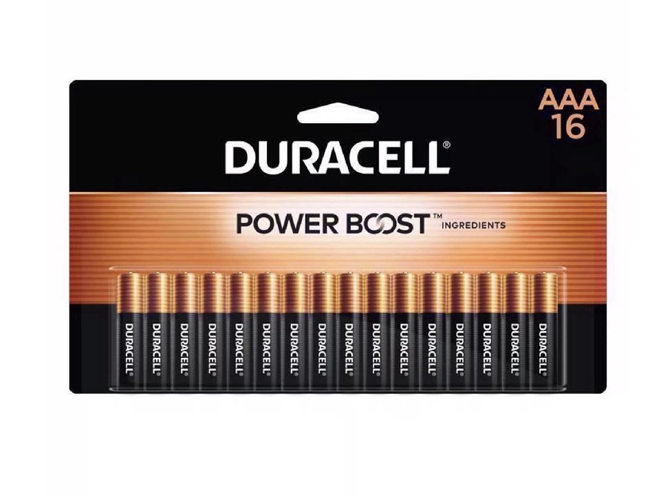 9x packs Duracell AAA Alkaline Batteries – 16 Count 9 packs 144 batteries total