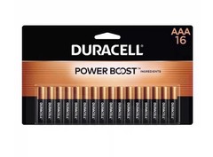 9x packs Duracell AAA Alkaline Batteries – 16 Count 9 packs 144 batteries total