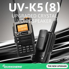 UV-K5(8) Portable Walkie Talkie Am Fm UHF VHF Two Way Radio Long Range Receiver