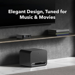 WiiM Sub Pro – 8″ 250 W Wireless Smart Subwoofer | AI RoomFit™ Calibration | Wi-