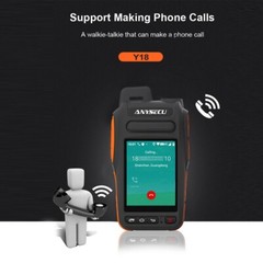 Anysecu Y18 4G Network Radio Android 9.0 WIFI GPS Mobile Phone Zello Real-ptt