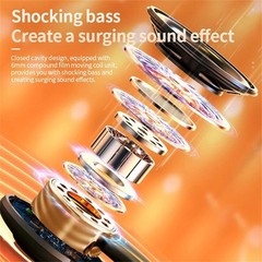Wireless Bluetooth 5.3 Headset TWS Earphones Earbuds Stereo Headphones Ear Hook