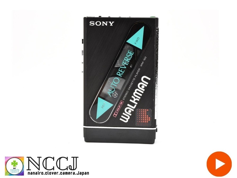 [Near Mint] SONY WALKMAN stereo cassette player WM-102 Black From JAPAN 2915360
