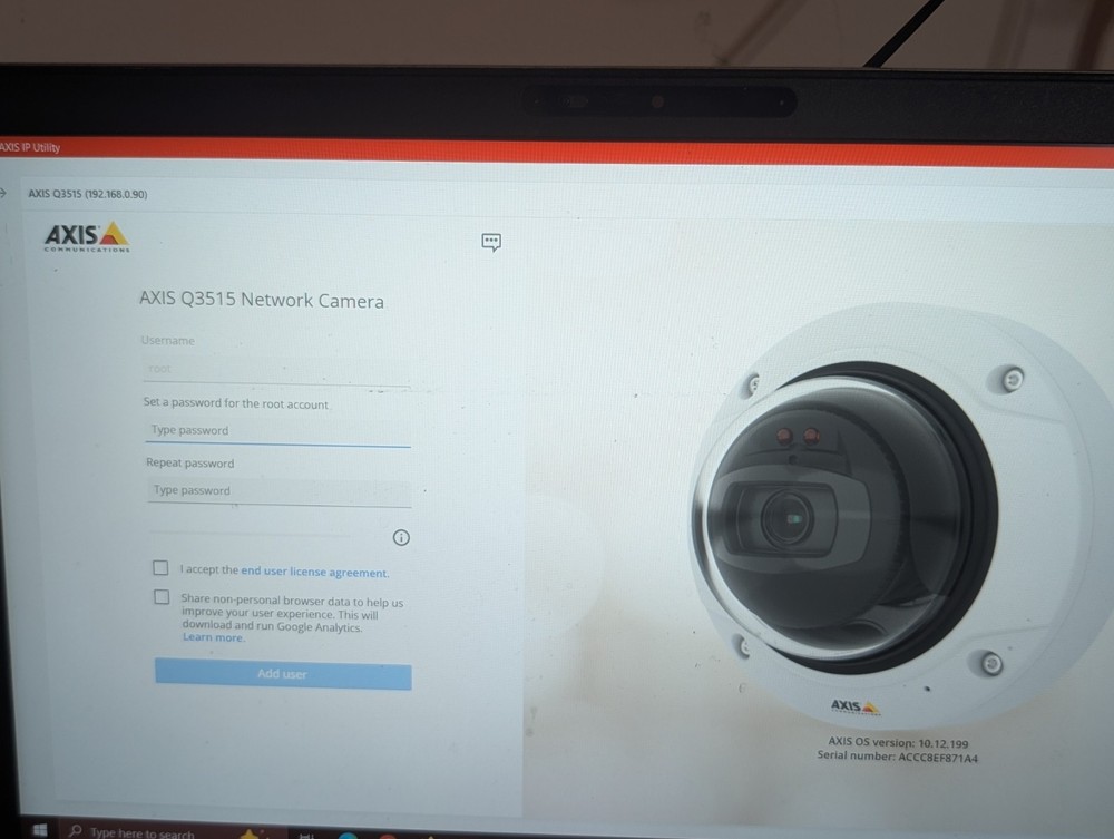 Axis Q3515-LVE 22MM NETWORK CAMERA