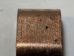 BURNDY 3/0 to 4/0 AWG Copper Compression Tap Connector YC28C28