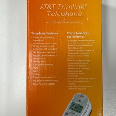 AT&T Trimline TR1909 Corded Telephone w/ Caller ID/Call Waiting 13 Number Memory